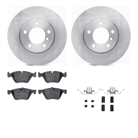 DYNAMIC FRICTION CO 6312-31086, Rotors with 3000 Series Ceramic Brake Pads includes Hardware 6312-31086
